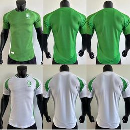 Version du joueur 2024 Maillots de football d'Arabie Saoudite SALEM FIRAS ALMALKI HOMMES AL-SHEHRI NAWAF KANNO 24 25 Chemises de football de l'équipe nationale Salman Uniforme