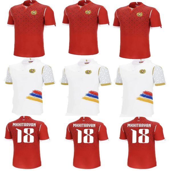 24/25 Armenia cómoda y resistente a la lágrima para usar camisetas de fútbol adultos en casa entrenamiento de camiseta uniforme camisetas de fútbol ropa deportiva técnica