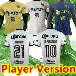 speler versie 22 23 Club America Home Away voetbalshirts 2022 2023 UNAM Third LEON HENRY Camisas de Futebol M.LAYUN G.OSHOA R.Martinez voetbalshirts