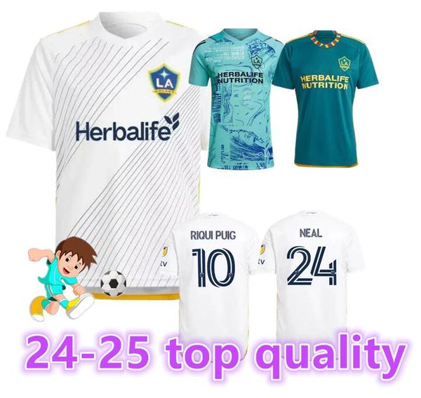 Version du joueur 23 24 25 Ibrahimovic Mls la Galaxy Away Soccer Jerseys Los Angeles Giovani Cole Cole Alessandrini Corona Football Kit Top Retro 2007 2012 Shirts8899