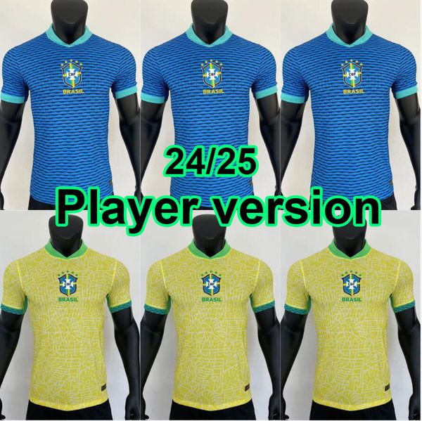 Version joueur 24/25 maillots de football BRÉSILS Camiseta de futbol PAQUETA RAPHINHA maillot de football maillots MARQUINHOS VINI JR brasil RICHARLISON