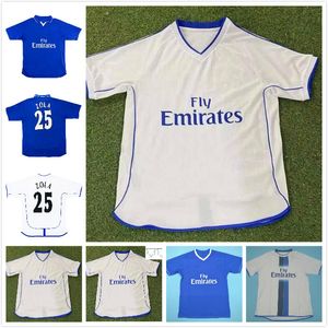 2001 2002 2003 2005 Retro Soccer Jersey Classic 01 02 03 05 Vintage Voetbalshirt Home Robben Lampard Maillot Zola Veron Drogba Rerry Hasselbaint Makelele Camiseta