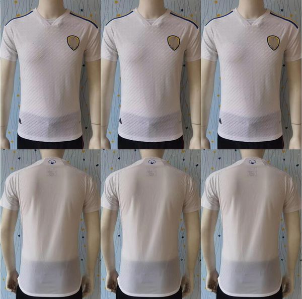 Joueur version23 24 AARONSON BAMFORD Maillots de football à domicile Adams Leeds HARRISON KRISTENSEN à domicile 2023 2024 Llorente Luis UNITEDES Hommes maillot de football Uniformes