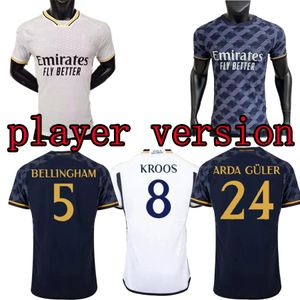 Version joueurMaillots de football 23 24 VINI JR BENZEMA CAMAVINGA ALABA HAZARD ASENSIO MODRIC MARCELO REAL MADRIDS Maillot de football