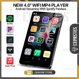 Speler WiFi MP3-speler Bluetooth 5.0 MP4 MP5-speler 4.0 "Volledig touchscreen Android 8.1 Smart-systeem met Spotify Streaming muziekspeler