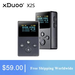 Speler Xduoo X2S Lossless draagbare metalen HIFI-muziekspeler Hoofdtelefoonversterker Ondersteuning DSD APE FLAC WAV-formaat met 250 mW uitgangsvermogen
