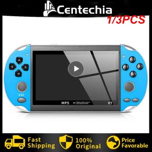 Players 1 / 3pcs pouces Big Screen X7 Plus Console de jeu vidéo Builtin 10000+ Jeux Portable Porte Video Player Classic Play Game