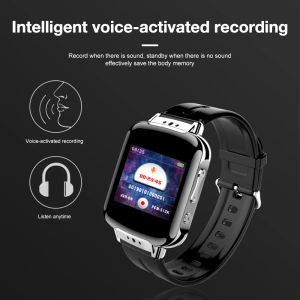 Spelers 1,8 inch opname Smart Watch Voice Watch Recorder Sportrecords Digitale HiFi MP3-speler S11 Geluidsrecorder E-boek lezen