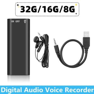 Players 16 Go 32 Go Mini USB Pen Voice Digital Audio Voice Recorder MP3 PLATER 3 IN 1 8G Memory Storage 192Kbps Enregistrement WAV