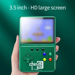 Joueurs 1pcs Mini Plus Portable Rétro Console de jeu portable 3,5 pouces IPS HD Écran Cadeau pour enfants Système Linux Émulateur de jeu classique