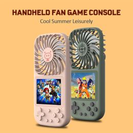 Joueurs 2 en 1 Console de jeu portable rétro avec ventilateur Console de jeu à écran HD pour émulateur de jeu classique