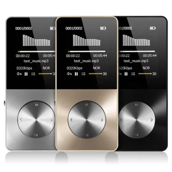 Joueurs 2021 Alliage d'aluminium 16 Go Lecteur MP3 avec haut-parleur intégré Lecteur HIFI Walkman MP 4 lecteurs vidéo Lecteur de musique sans perte MP4