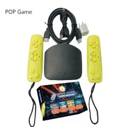 Spelers 2022 Bewegingsgevoelige gamemachine Somatosensorisch 32-bits lichtpistool TV-videoconsole met 2 controllerpads HDMI-compatibele uitgang