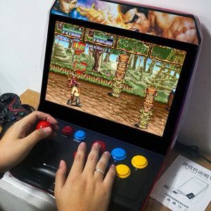 Jugadores 2022 nueva máquina recreativa retro clásica consola de juegos portátil de 12 pulgadas 1000 en 1 compatible con juegos multijugador HD regalo para niños