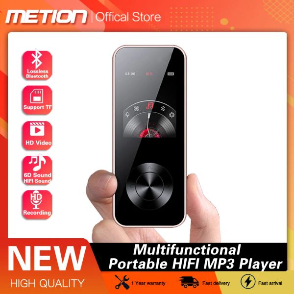 Joueurs 2022 Nouveau lecteur MP3 de musique HiFi Sound Sports multifonctions 16 Go Music Walkman Ebook / FM / Enregistrement HD / Lecteur MP3 Haut-parleur intégré