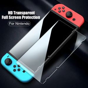 Players Protecteur d'écran en verre trempé de 2pcs pour Nintend Switch Oled Protective Film pour Nintendos Switch Lite NS Glass Case accessoires