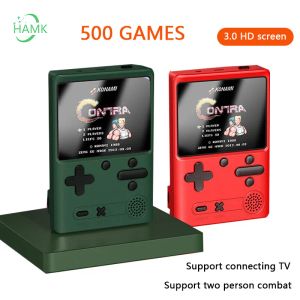 Players 3.0inch Retro Portable Game Console, 500 en 1, Console de jeu vidéo 8 bits, collection de jeux classiques, console de jeu pour enfants, gratuit