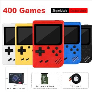 Players 400 Game Mini Handheld Game Console Rechargeable Retro Portable Games Singles Doubles Mode Video Game 8 bits 3,0 pouces Console