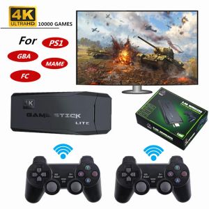 Joueurs Console de jeu vidéo 4K HD intégrée à 620/818/10000 jeux classiques Console rétro contrôleur sans fil sortie AV/HD Mini boîte de jeu