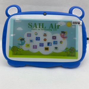 Jugadores Pantalla irrompible de 7 pulgadas Android Tablet PC con ranura SIM Pad de juego Regalo para niños Aplicación preinstalada Pestaña de aprendizaje para niños