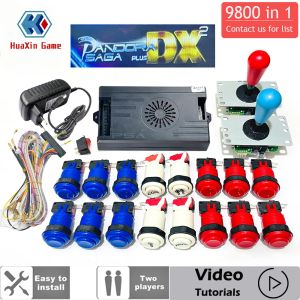 Spelers 9800 In 1 Saga Box DX Special Plus Diy Kit 8 Way Joystick American Style Push Button Arcade Game Console Cabinet Bartop