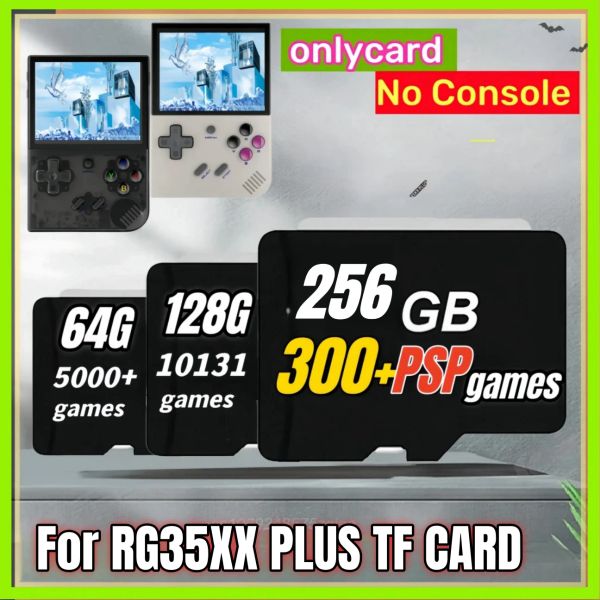 Joueurs Anbernic RG35XX Plus TF Carte TF GAMES CARTE MÉMOIRE 256G 300+ Jeux PSP Retro Handheld Game SD Card PSP DC SS PS1 NDS