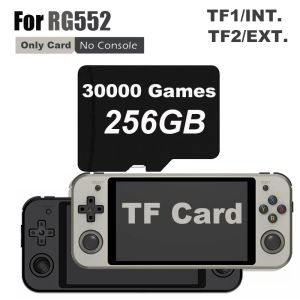 Joueurs Anbernic RG552 SD CARD RETRO Retro Game Console Nouvelle carte Memery pour RG552 30000 Jeux pour Wii PS1 N64 PSP Games