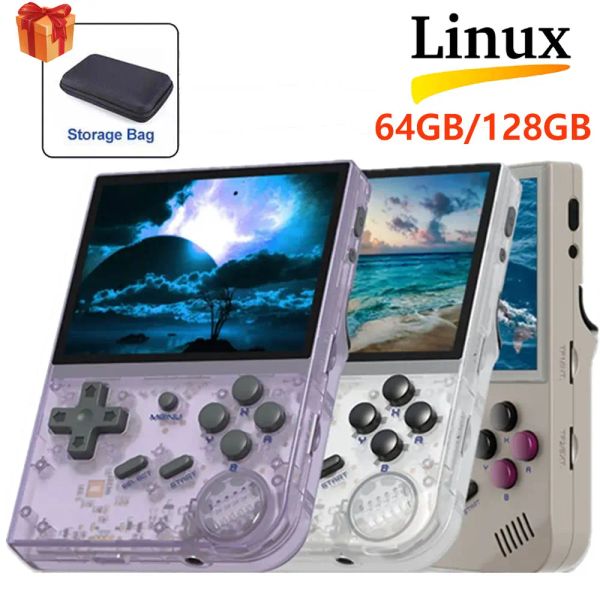 Joueurs Anbernic Video Game Rg35xx Mini Retro Handheld Game Console Linux OS System 3.5inch IPS Screen Portable Games Player