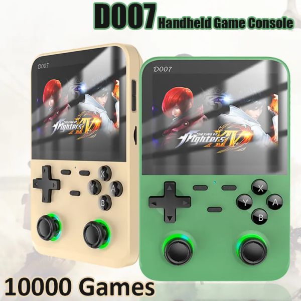 Jugadores incorporados en 10000 juegos clásicos Reproductor de juegos portátil Pantalla IPS de 3,5 pulgadas Consola de videojuegos retro 3D Arcade Joystick X6 Máquina