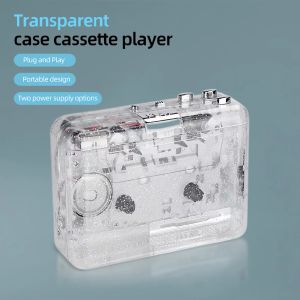 Players Cassette Player magazine portable TACKET TO MP3 Cassette USB Shell transparent complet au format MP3 Cassette Rassette