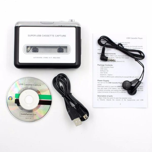 Players Cassette Player USB Cassette en MP3 Converter Capture Audio Music lecteur convertir la musique pour Microsoft pour Windows