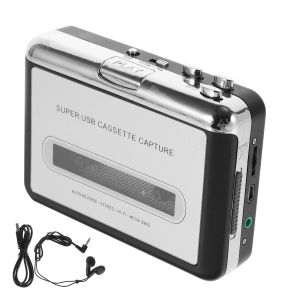 Players Cassette Tape to MP3 Converter USB Cassette Rape Capture Portable Audio Tack