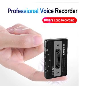 Spelers Cool Retro Classic Cassette Patroon Mini Digitale Geactiveerde Voice Recorder Audio Geluidsopname Apparaat MP3 Speler