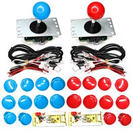 Spelers kopiëren Sanwa Arcade Game Command Diy Kit Zero Delay USB Board Controller Joystick Button Encoder naar PC Raspberry Pi Stick Set