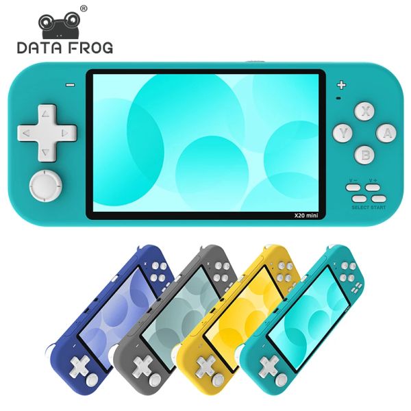 Players Data Frog Portable x20 Video Game Stick Mini Retro Retro Handheld Game Console pour MAME / CPS / GBA / NES / GB / SEGA / NEOGEO / GBC / SNES EMulator