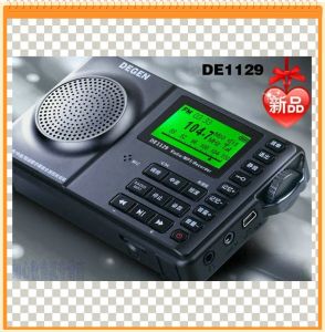 Jugadores Degen DE1129 FM MW SW 4GB Versión china e inglesa Portable Portable LED multifuncional LED STEREO Receptor DSP mp3