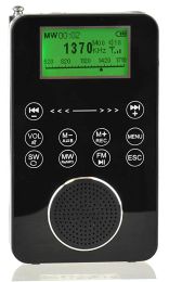 Spelers Degen De1131 4in1 touchscreen-gestuurde draagbare Am/fm/sw digitale radio, mp3-speler met ingebouwd 4GB Flash-geheugen