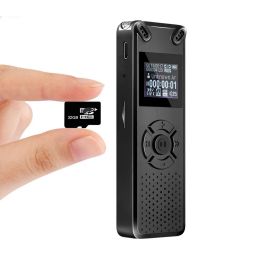 Spelers Digital Audio Voice Recorder 8GB 16GB Professionele draagbare recorder MP3 voor interview Business Support tot 32G TF Card V91