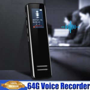 Players Enregistreur vocal numérique, lecture de format MP3 WAV, dictaphone de l'enregistrement intelligent rechargeable, machine de dictée avec lecteur MP3 et micro