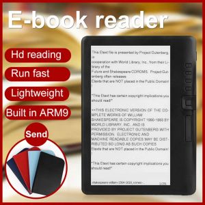 Spelers eBook Reader met 7 inch HD TFT -scherm Digitale mp3 audiomuziekspeler tablet Black 4GB US Plug