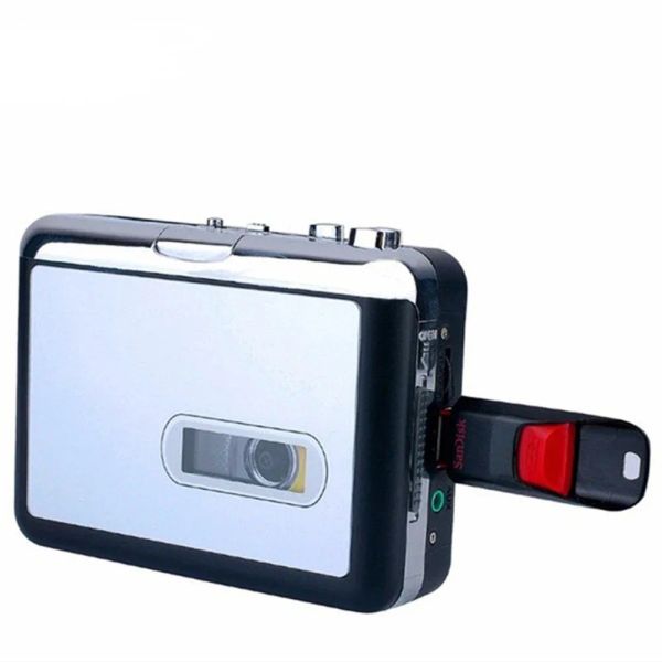 Reproductores EZCAP 231 USB Cassette Cape Music Player de audio a Mp3 Converter Cassette Registro de reproductor Guardar archivo MP3 en USB Flash/USB