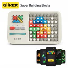 Joueurs Giiker Super Blocks Game 1000+ Légés les défis Logic Exercice Game éducatif Smart Jigsaw Toy for Kids Christmas Cadeaux