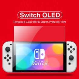 Spelers Haifva Tempered Glass 9H HD -scherm Protectorfilm voor Nintendo Switch OLED -schermbeschermer voor Switch OLED Game -accessoires