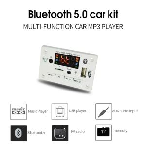 Spelers Handsfree MP3 Speler Decoder Board 5V 12V Bluetooth 5.0 Auto FM Radio Module Ondersteuning FM TF USB AUX Recorders