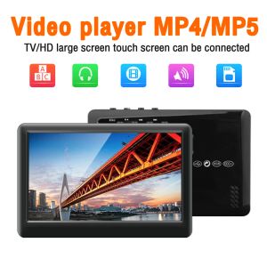 Players HD 8 Go MP5 Player 5 pouces de long Reproducteur tactile de veille de long MP4 Player MP3 Ebook Reading Game Player 3200ma Carte vidéo