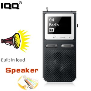 Spelers IQQ Hifi mp3-speler met luid spreken en 8 GB kan 100 uur spelen Ingebouwde FM-radio-ondersteuning Uitbreiden tot 128 GB draagbare speler