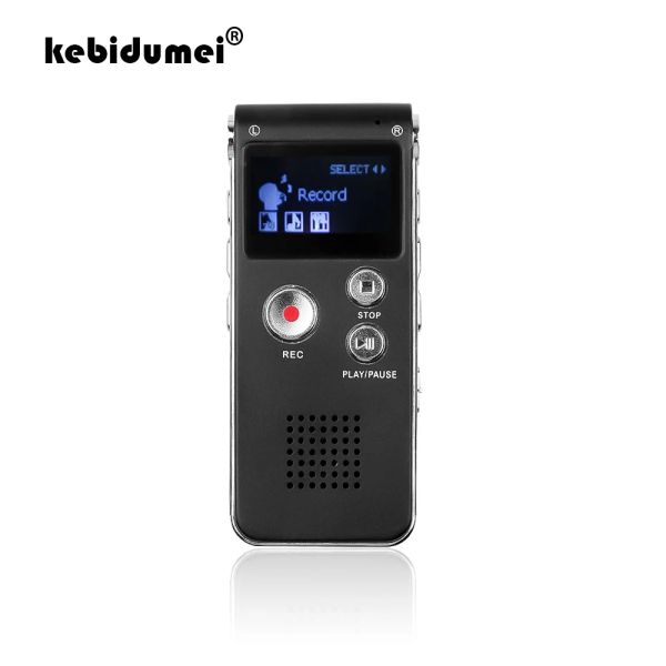 Players Kebidudui 8 Go Mini Digital Audio Voice Recorder Mini USB Flash Digital Audio Vocation Recording 650hr Dictaphone MP3 lecteur