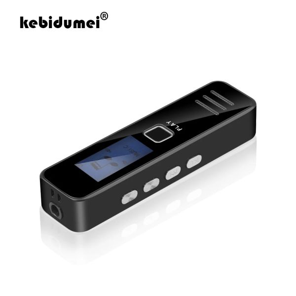 Players KebiduMei Digital Voice Recorder 20 heures enregistrant lecteur mp3 dictaphone professionnel mini