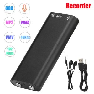 Spelers klw spraakrecorder mp3 speler USB flash disk 3 in 1 één sleutelopname HD -ruisreductie zinklegering vormen shell hc8g