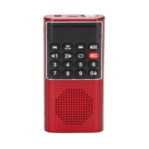 Reproductores L328 Mini portátil de bolsillo FM Auto Scan Radio Música Audio Reproductor de MP3 Altavoz pequeño al aire libre con grabadora de voz